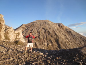 150 meters from the crater.