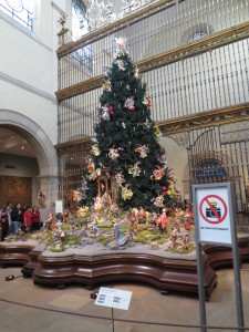 Christmas exhibit in the Natural History Museum, New York, 2012. 
