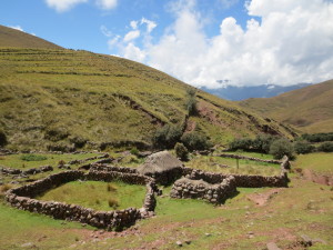 We stumbled upon this stone structure along the way. 