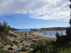 View of the north side from up on the hill.