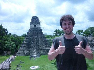 Me standing atop Temple II. 