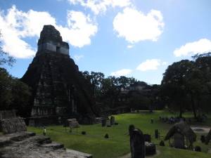 A temple in Tikal.