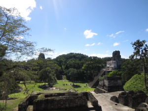 Some temples in Tikal. 