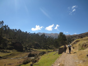 Beginning of the trip in Chincheros.