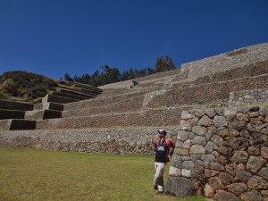 Incan retaining walls in Chincheros.