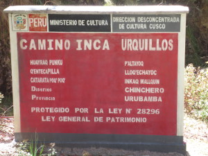 Another section of the Inca Trail... this one towards Urquillos