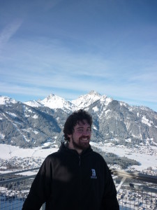 Hiking in the Austrian Mountains.