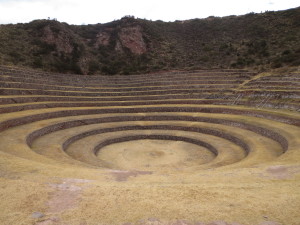 Main depression from one of the terraces. 