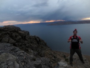 Storm coming in on Amantani Island