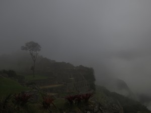 A tad cloudy at Machu Picchu.