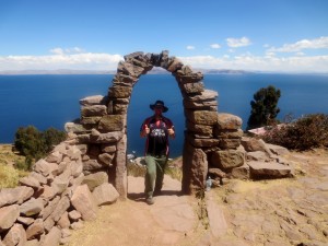 At Tequile Island on Lake Titicaca