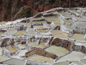 The salt ponds...