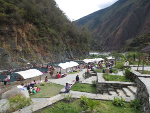 The hot springs at Santa Maria. 