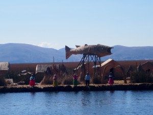 Big Fish at Uros Floating Islands