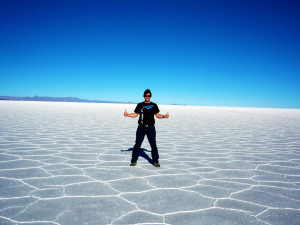 Me in the Salt Flats