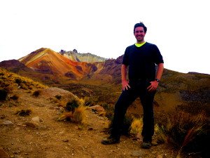 Me in front of Thunupa Volcano, Bolivia. 