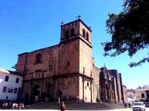 Church in Plaza San Francisco...