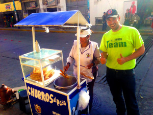 Hike finished with some glorious churros... we were looking for these for days!