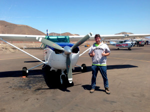 Me with plane...