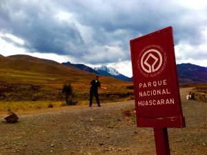 Entrance to the national park.