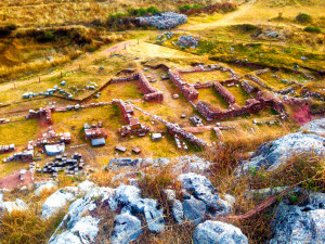 View of ruins from up top...