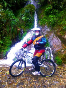 Me in front of waterfall...