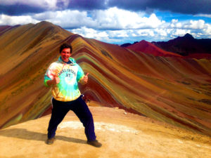 Becoming one with Vinicunca... 
