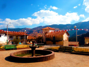 Main plaza in Ccorca