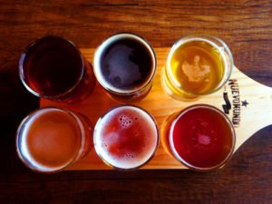 Nuevo Mundo micro-brew beer sampler... yummy. 