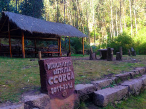 Picnic area in Ccorca