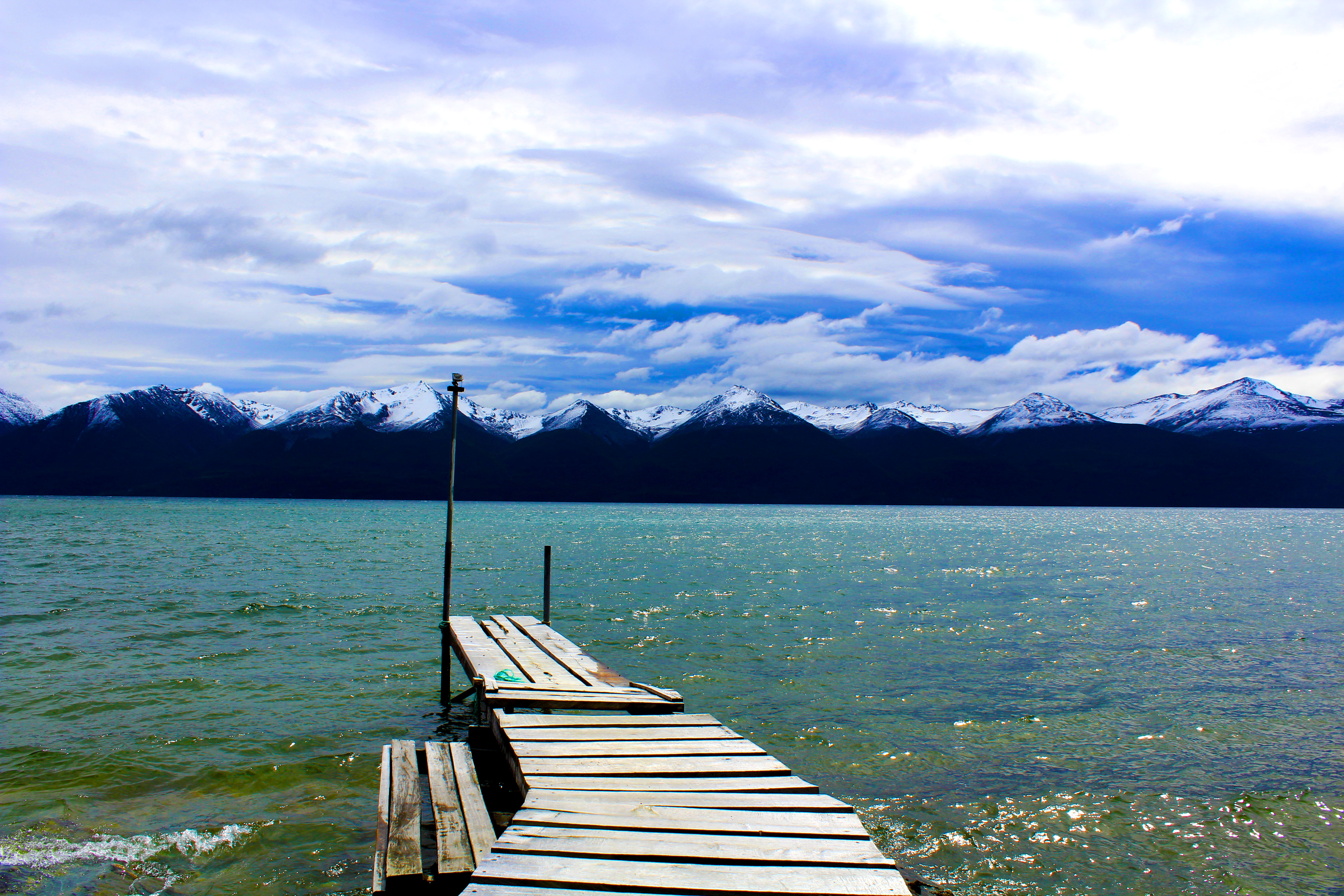 Lago Fagnano... big freshwater lake between Chile and Argentina. 